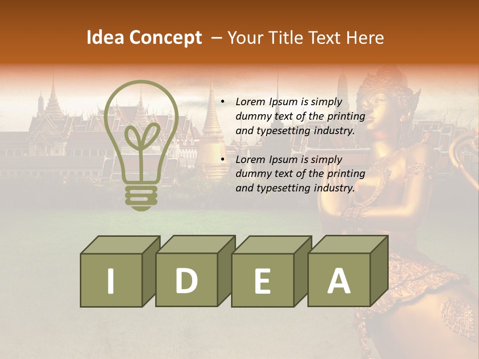 Siam Design Sheet PowerPoint Template