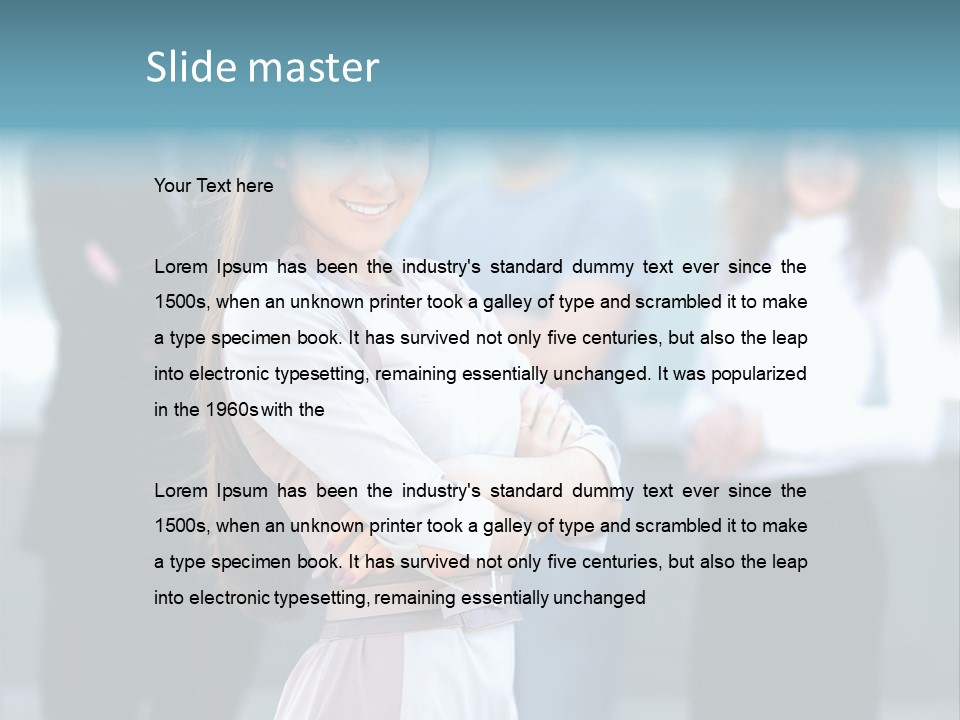 Ambitious Teamwork Dressed PowerPoint Template