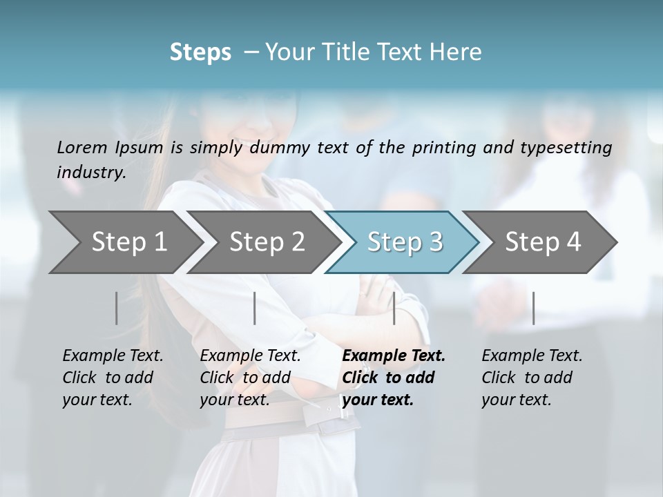 Ambitious Teamwork Dressed PowerPoint Template