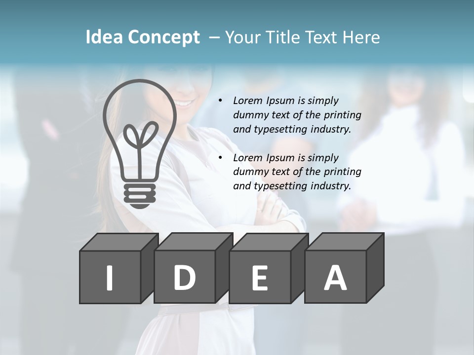 Ambitious Teamwork Dressed PowerPoint Template