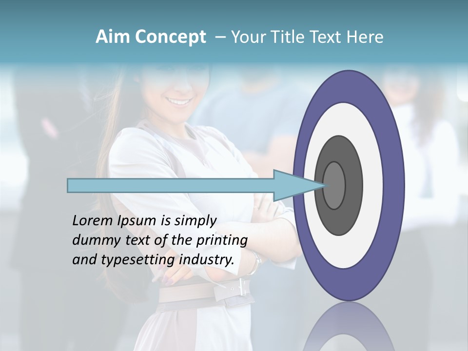 Ambitious Teamwork Dressed PowerPoint Template