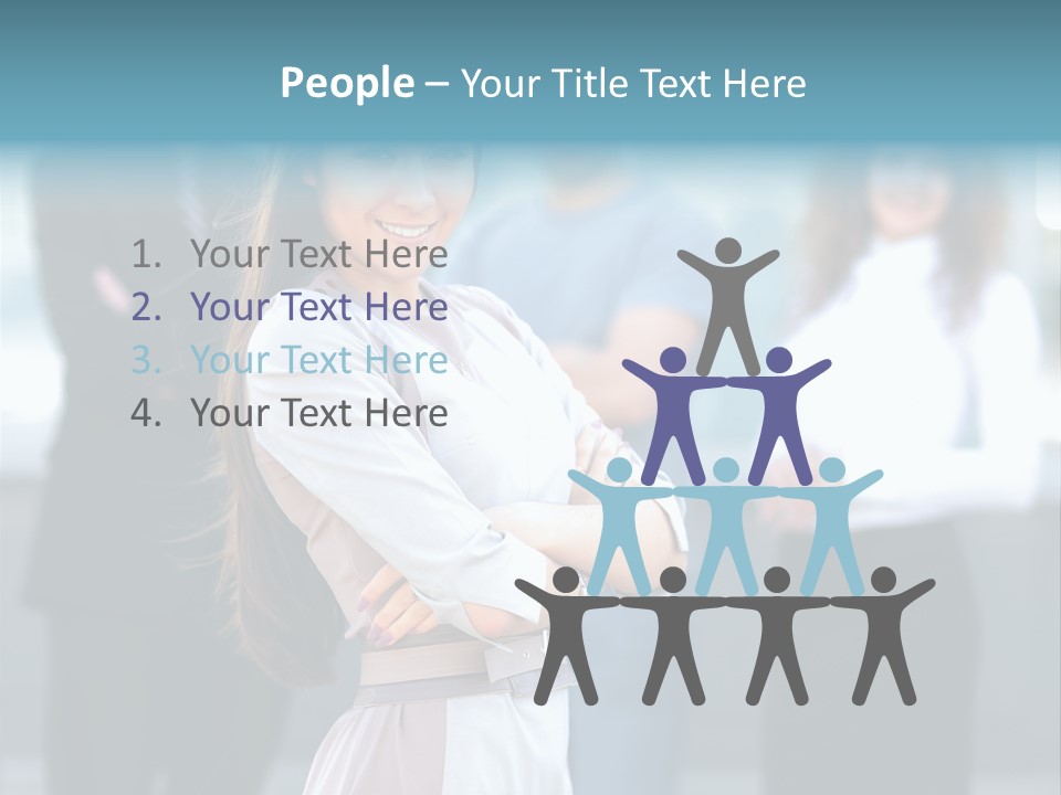 Ambitious Teamwork Dressed PowerPoint Template