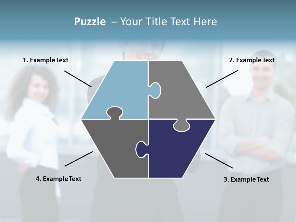 Stylish Aspirations Teamwork PowerPoint Template