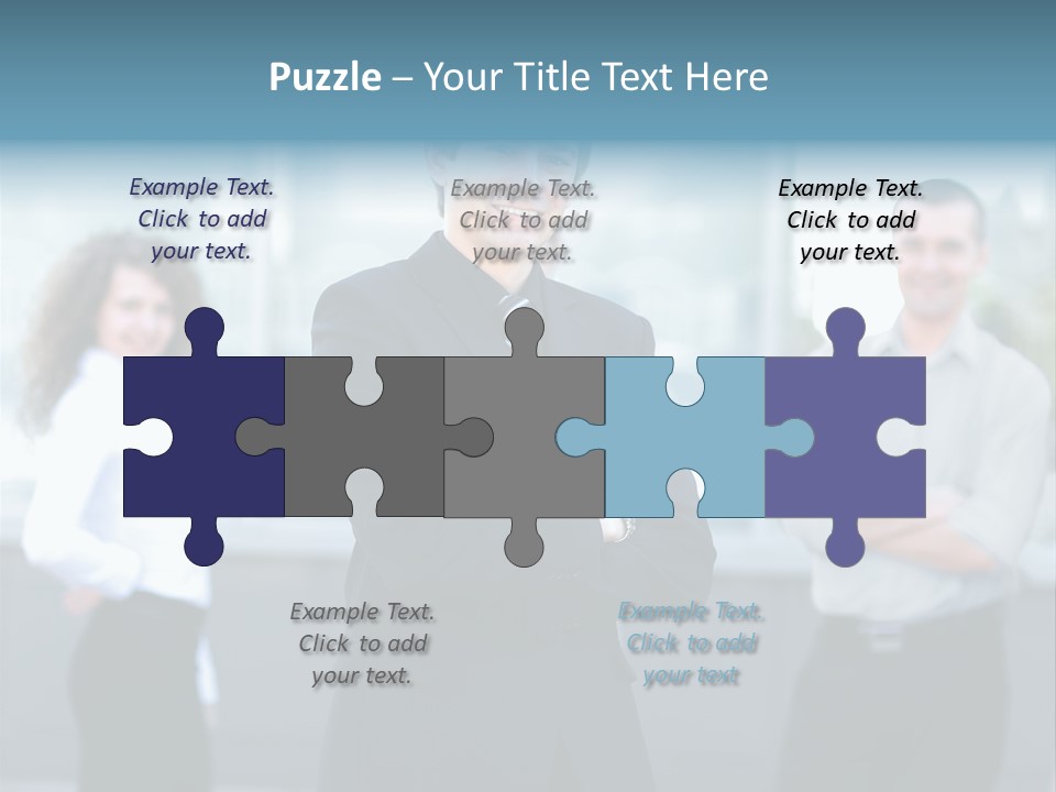 Stylish Aspirations Teamwork PowerPoint Template