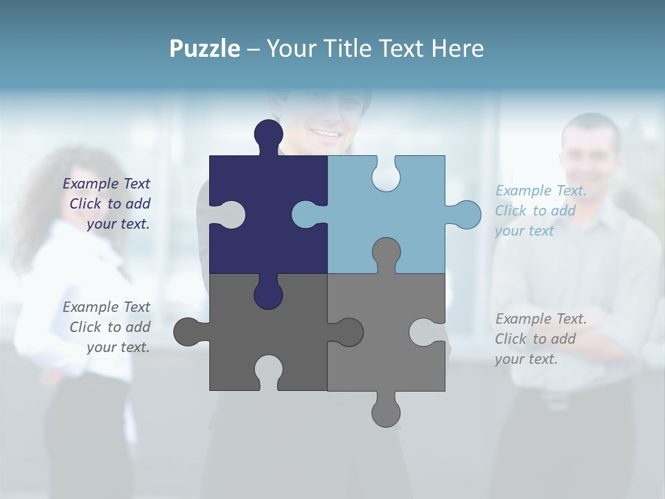 Stylish Aspirations Teamwork PowerPoint Template