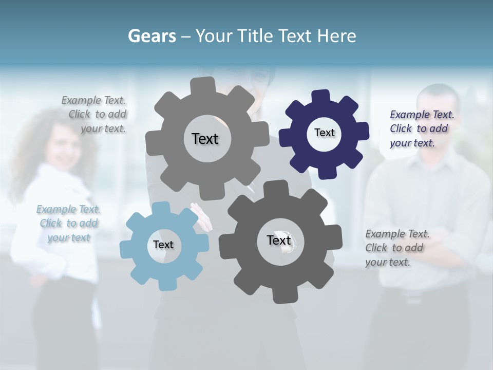 Stylish Aspirations Teamwork PowerPoint Template