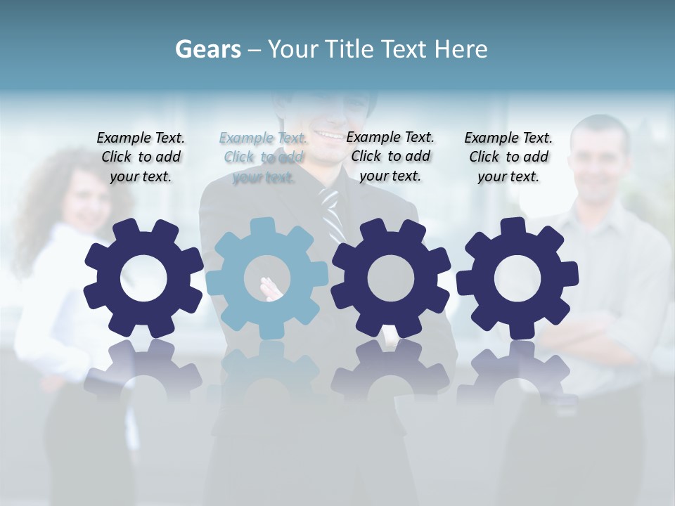 Stylish Aspirations Teamwork PowerPoint Template