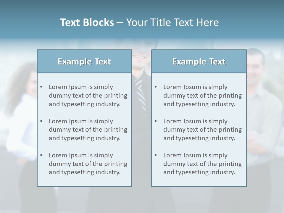 Stylish Aspirations Teamwork PowerPoint Template