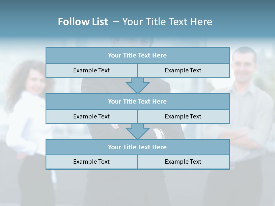Stylish Aspirations Teamwork PowerPoint Template