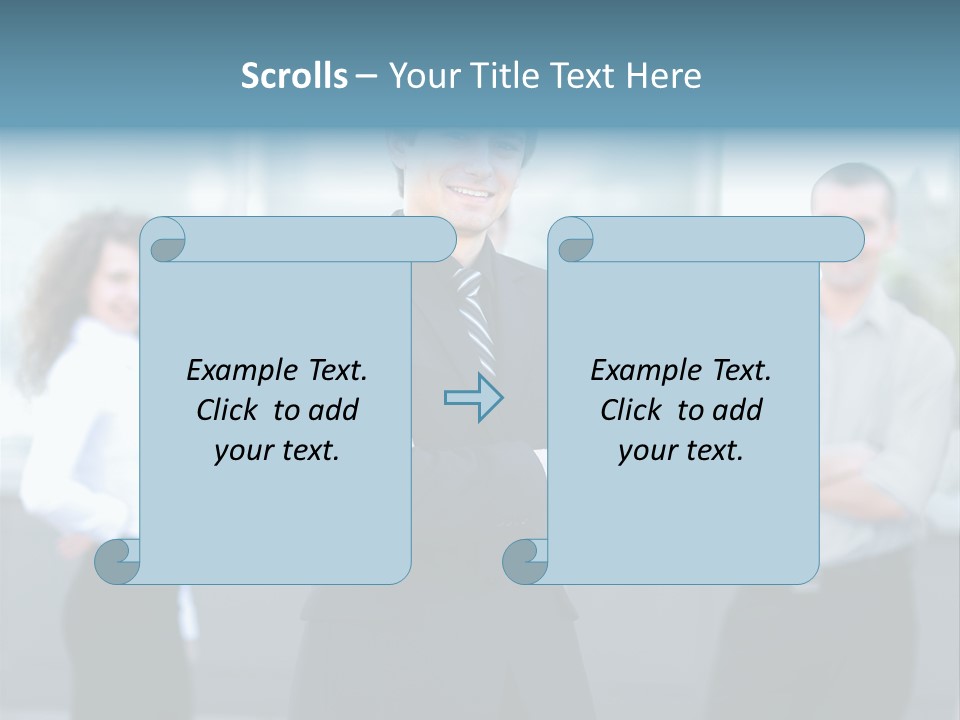 Stylish Aspirations Teamwork PowerPoint Template