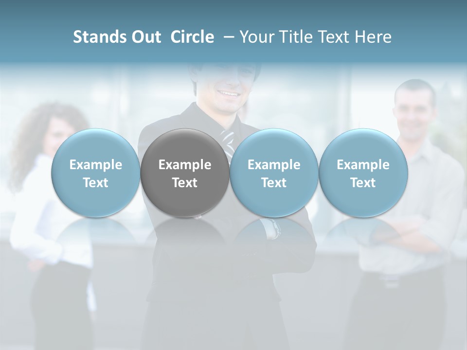 Stylish Aspirations Teamwork PowerPoint Template