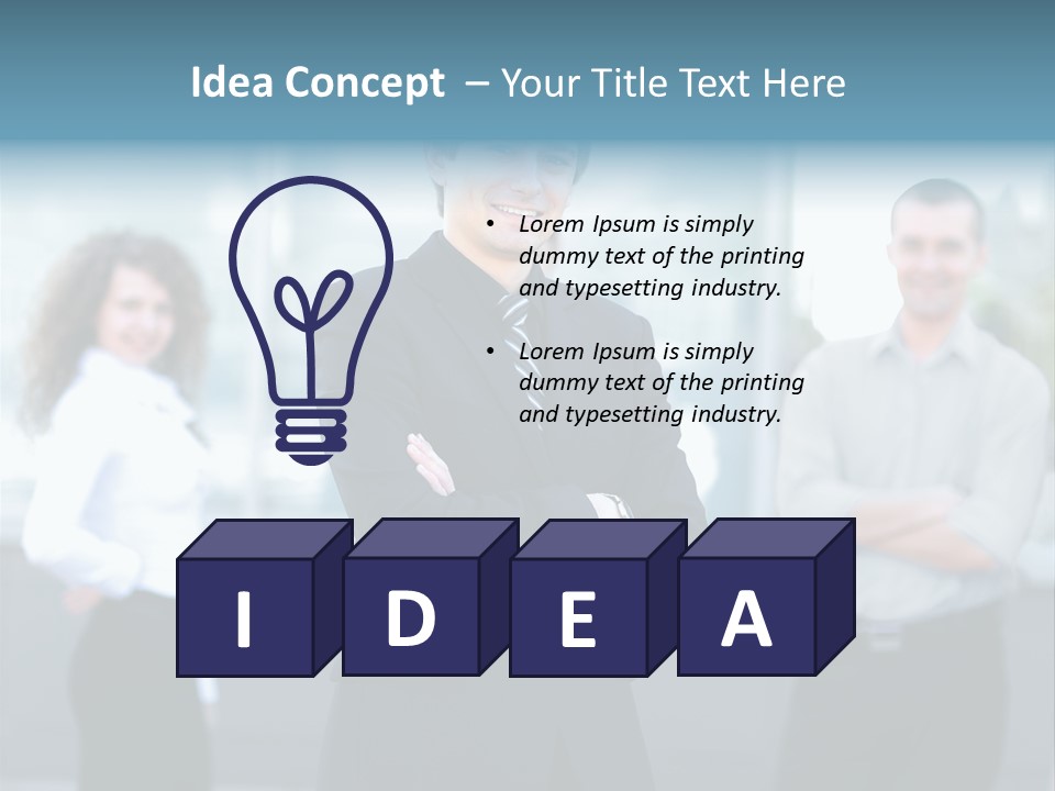 Stylish Aspirations Teamwork PowerPoint Template