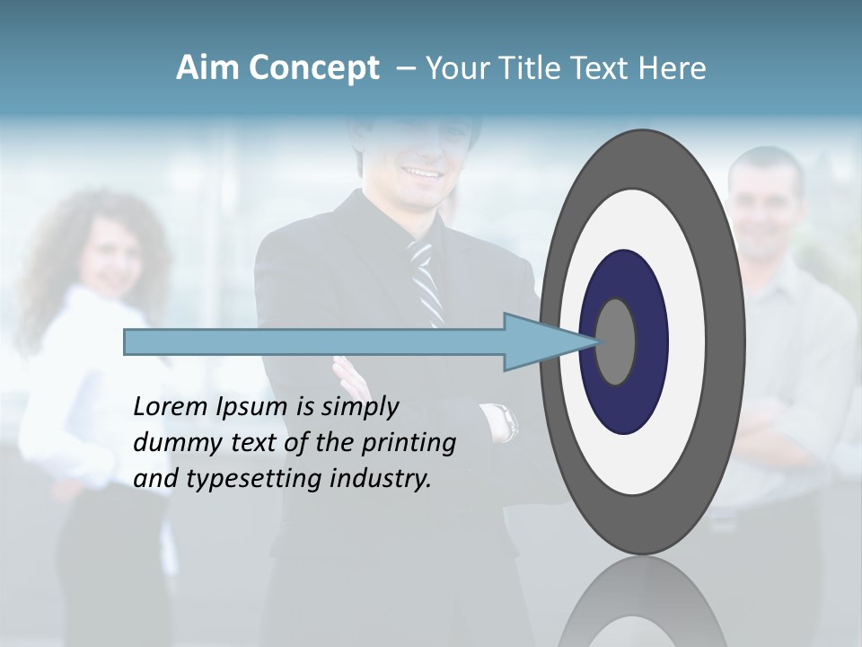 Stylish Aspirations Teamwork PowerPoint Template