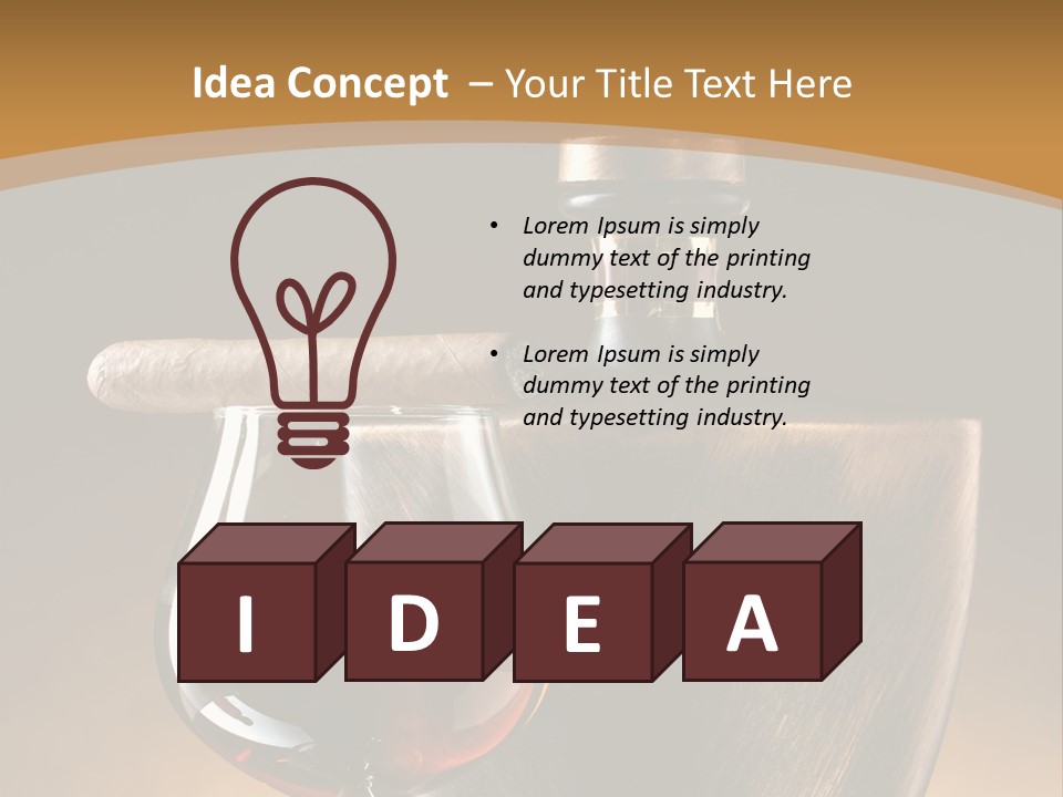 Glass Drunk Irish PowerPoint Template