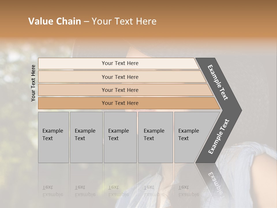 Beauty Posing Female PowerPoint Template