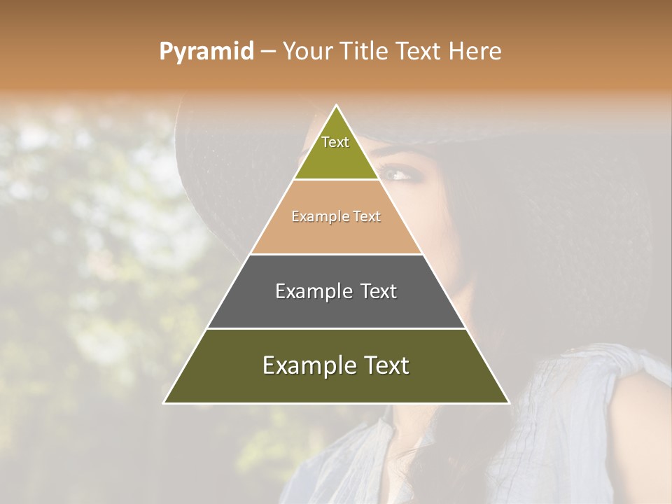 Beauty Posing Female PowerPoint Template