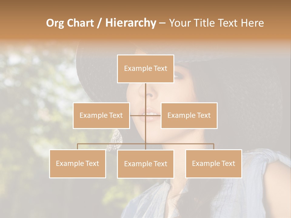 Beauty Posing Female PowerPoint Template