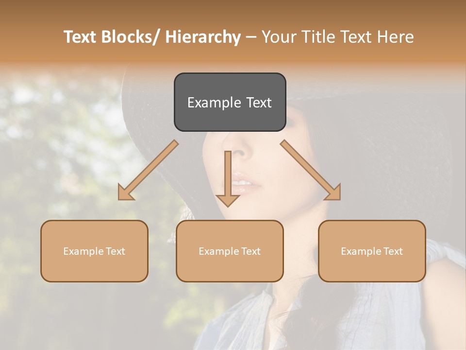 Beauty Posing Female PowerPoint Template