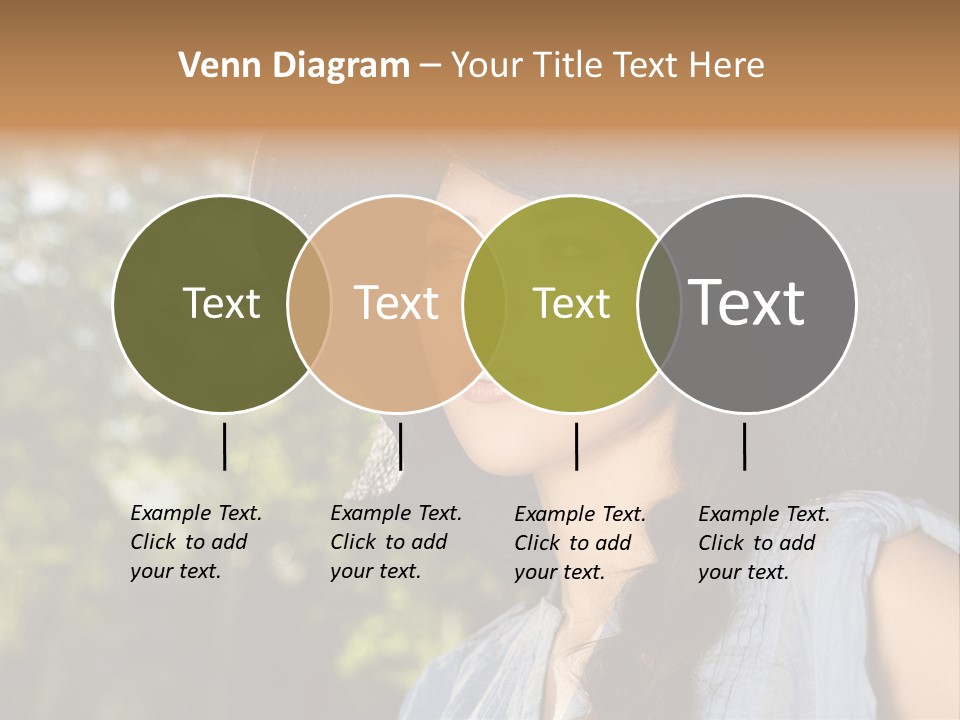 Beauty Posing Female PowerPoint Template