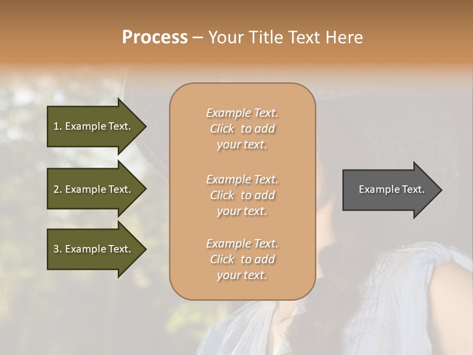Beauty Posing Female PowerPoint Template
