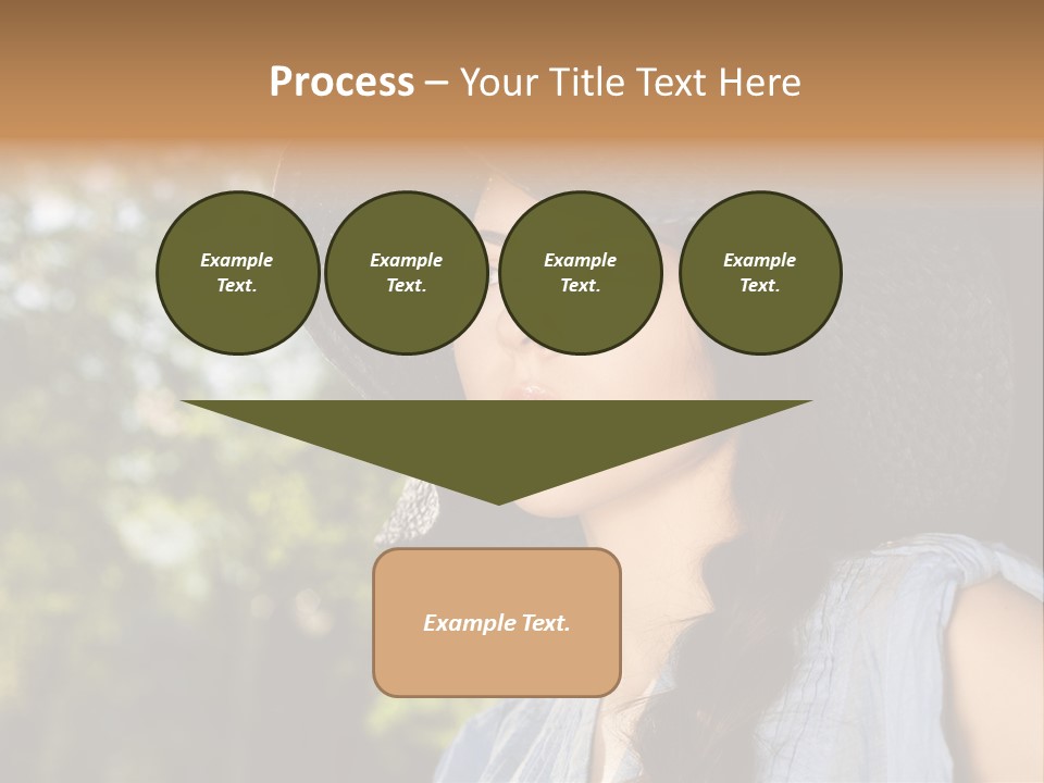 Beauty Posing Female PowerPoint Template