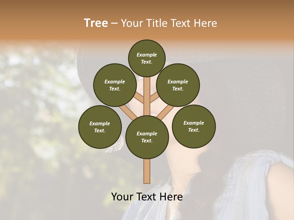 Beauty Posing Female PowerPoint Template