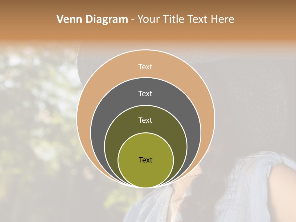 Beauty Posing Female PowerPoint Template