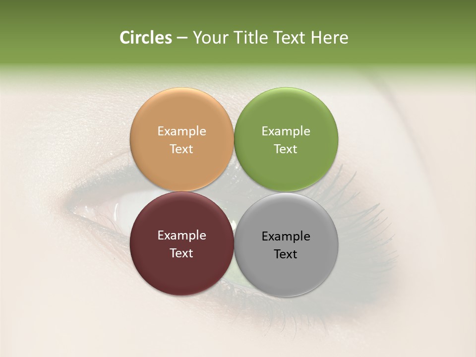 Portrait Girl Facial PowerPoint Template