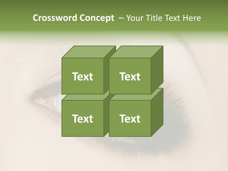 Portrait Girl Facial PowerPoint Template