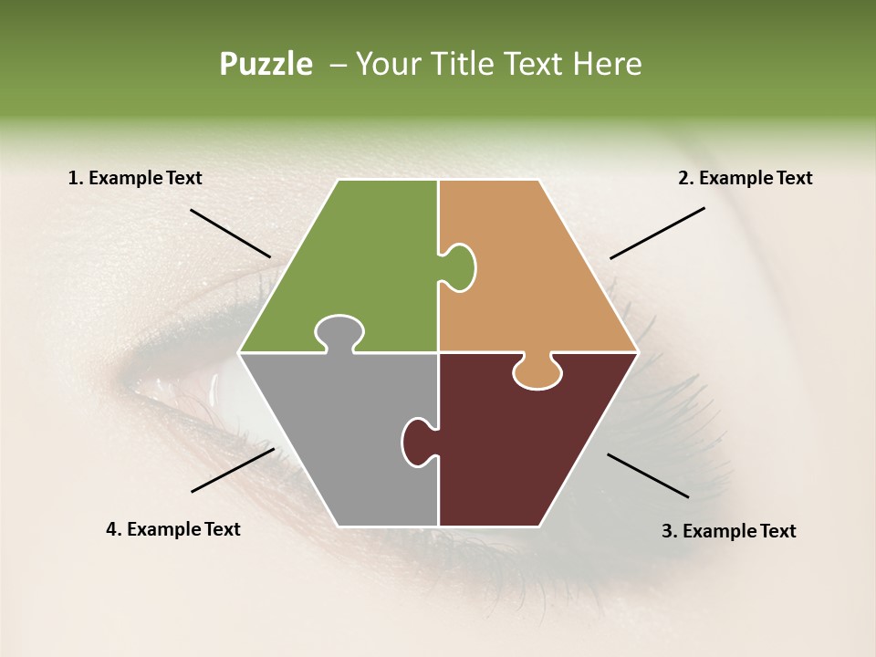 Portrait Girl Facial PowerPoint Template