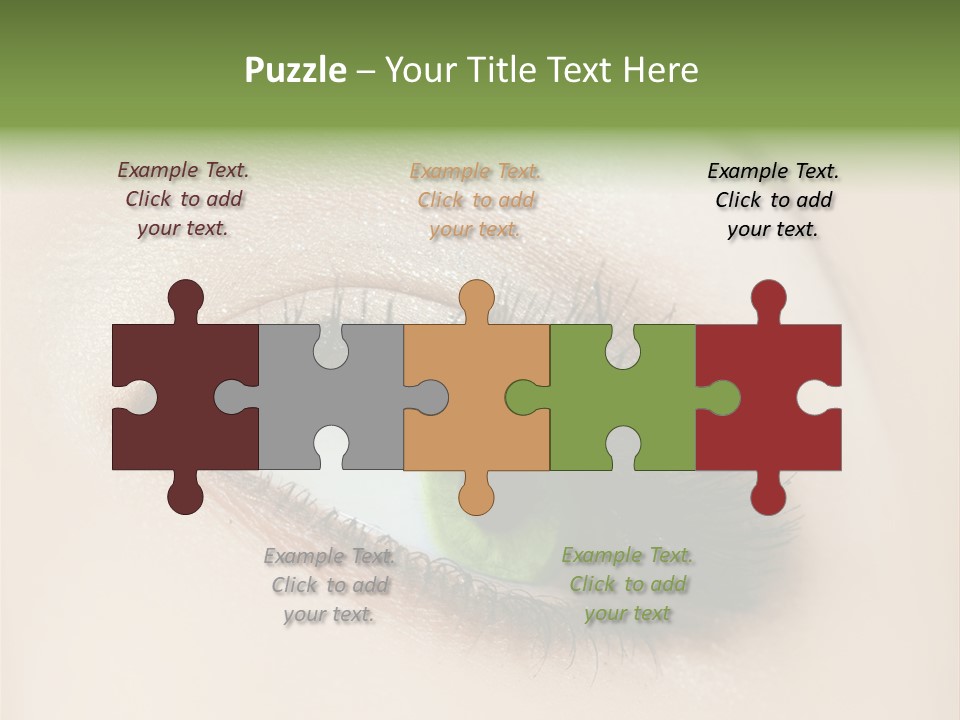 Portrait Girl Facial PowerPoint Template