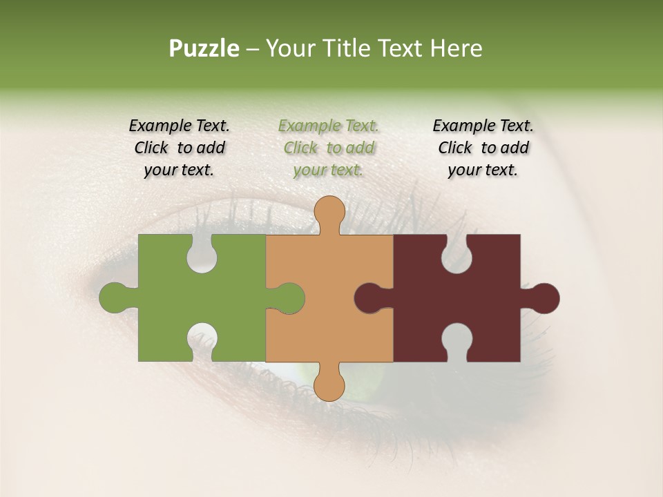 Portrait Girl Facial PowerPoint Template