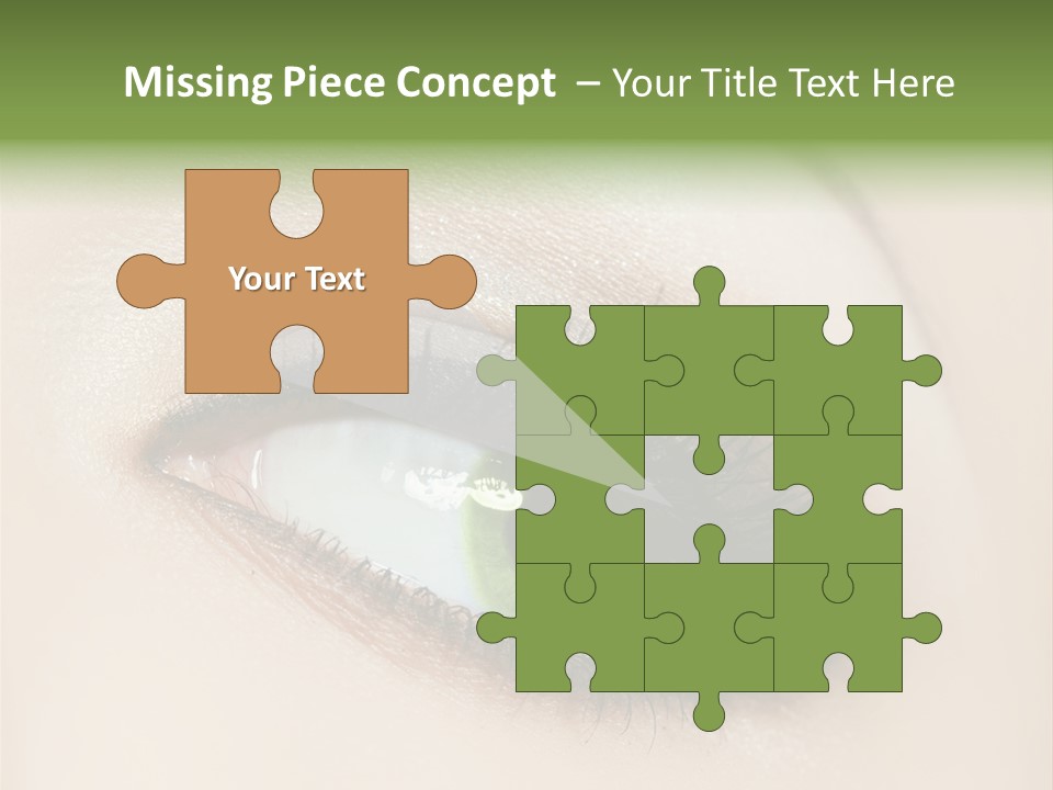 Portrait Girl Facial PowerPoint Template