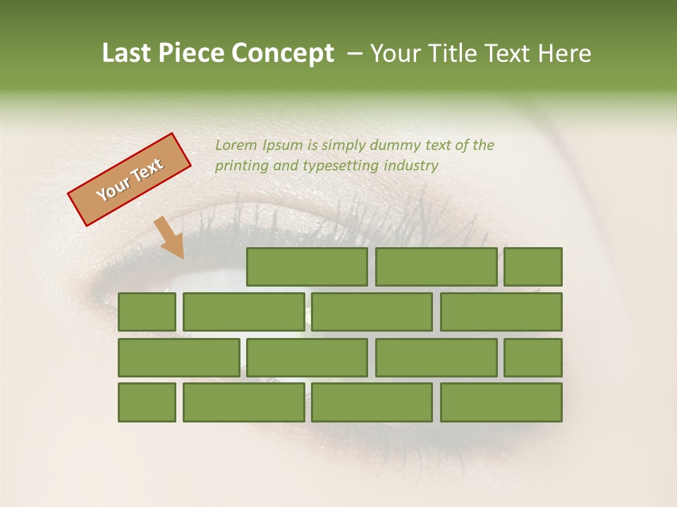 Portrait Girl Facial PowerPoint Template