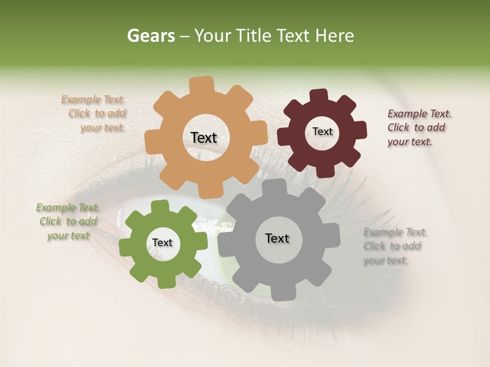 Portrait Girl Facial PowerPoint Template