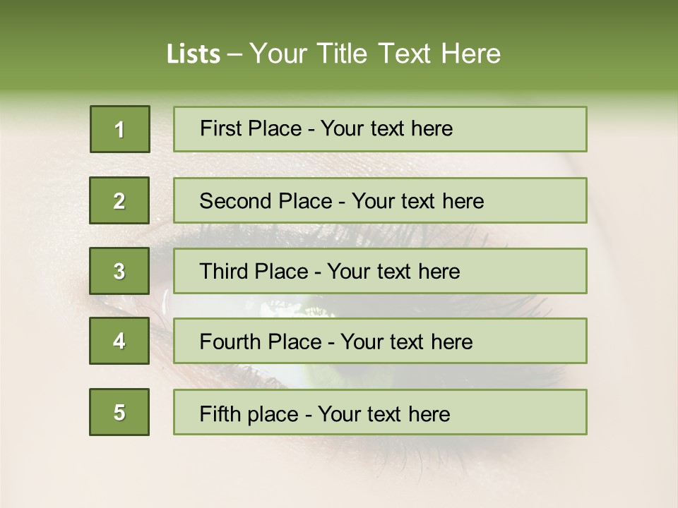 Portrait Girl Facial PowerPoint Template
