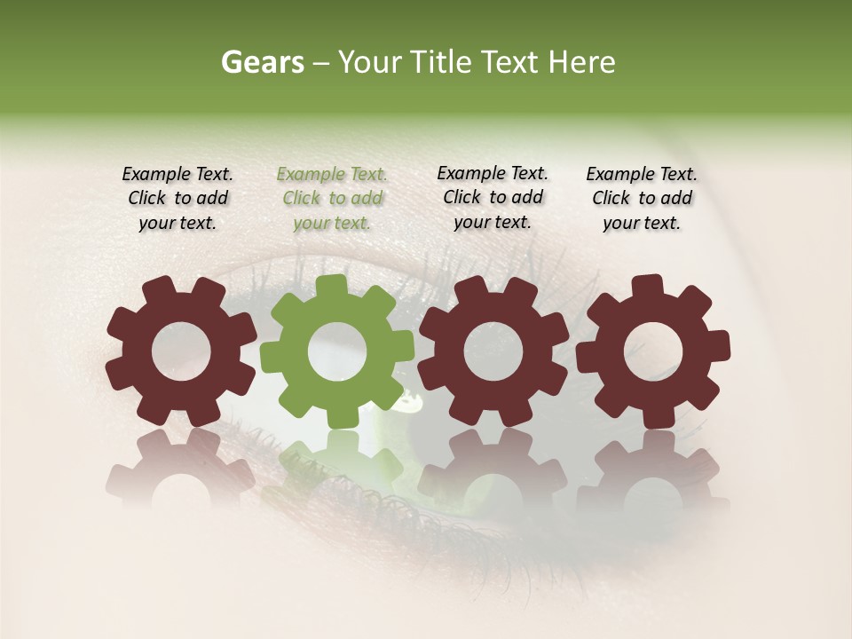 Portrait Girl Facial PowerPoint Template