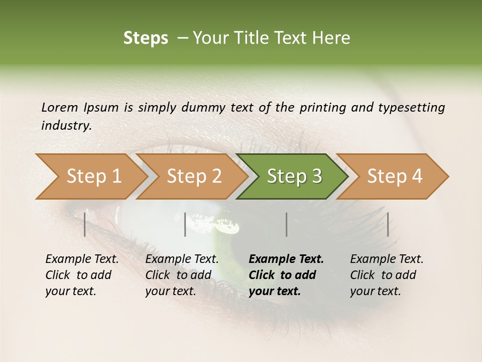 Portrait Girl Facial PowerPoint Template