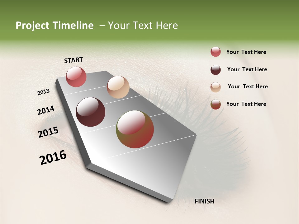 Portrait Girl Facial PowerPoint Template