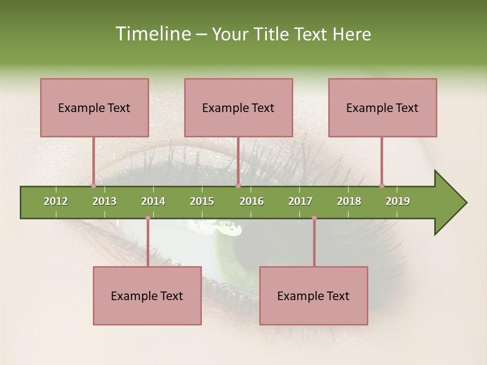 Portrait Girl Facial PowerPoint Template