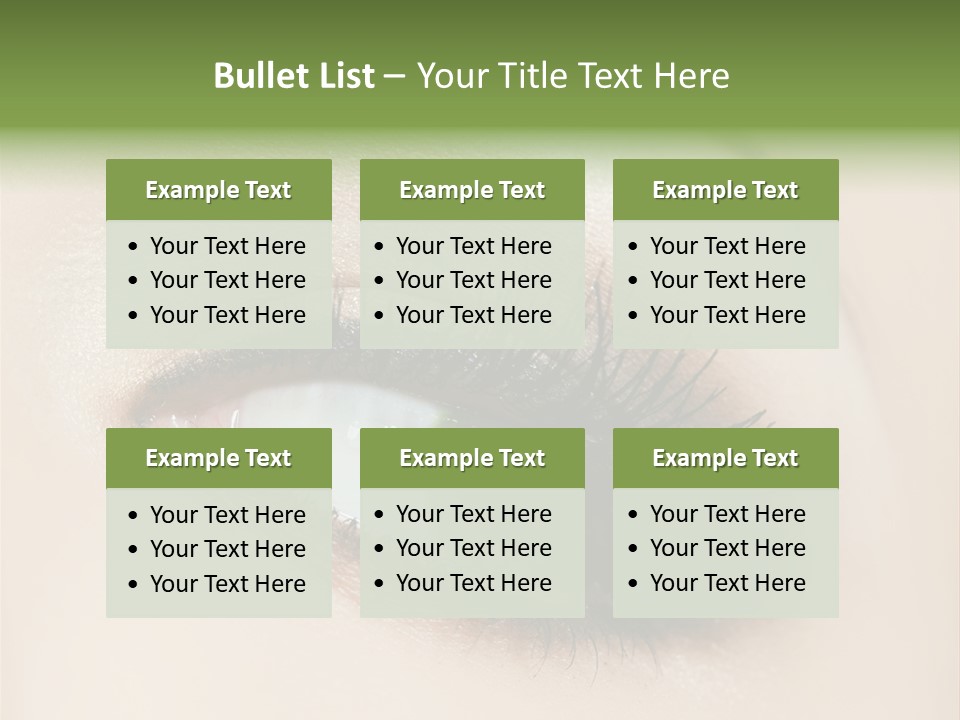 Portrait Girl Facial PowerPoint Template