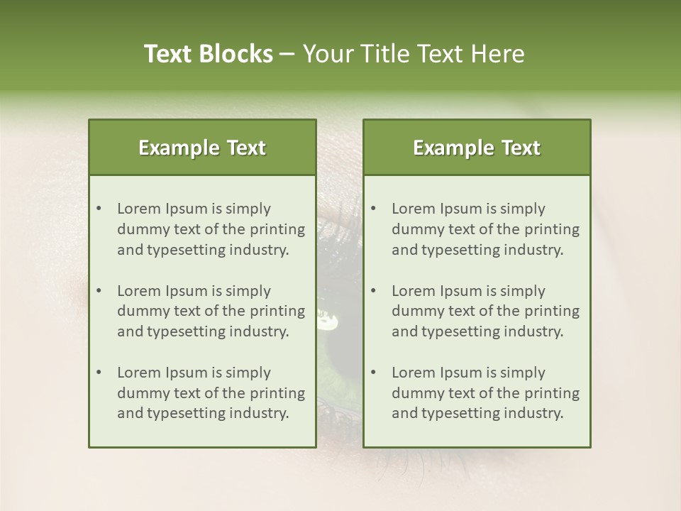 Portrait Girl Facial PowerPoint Template