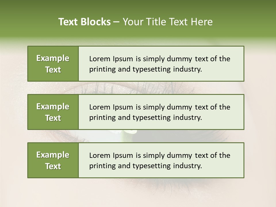 Portrait Girl Facial PowerPoint Template