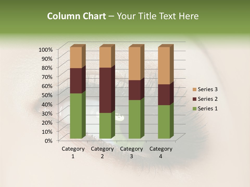 Portrait Girl Facial PowerPoint Template