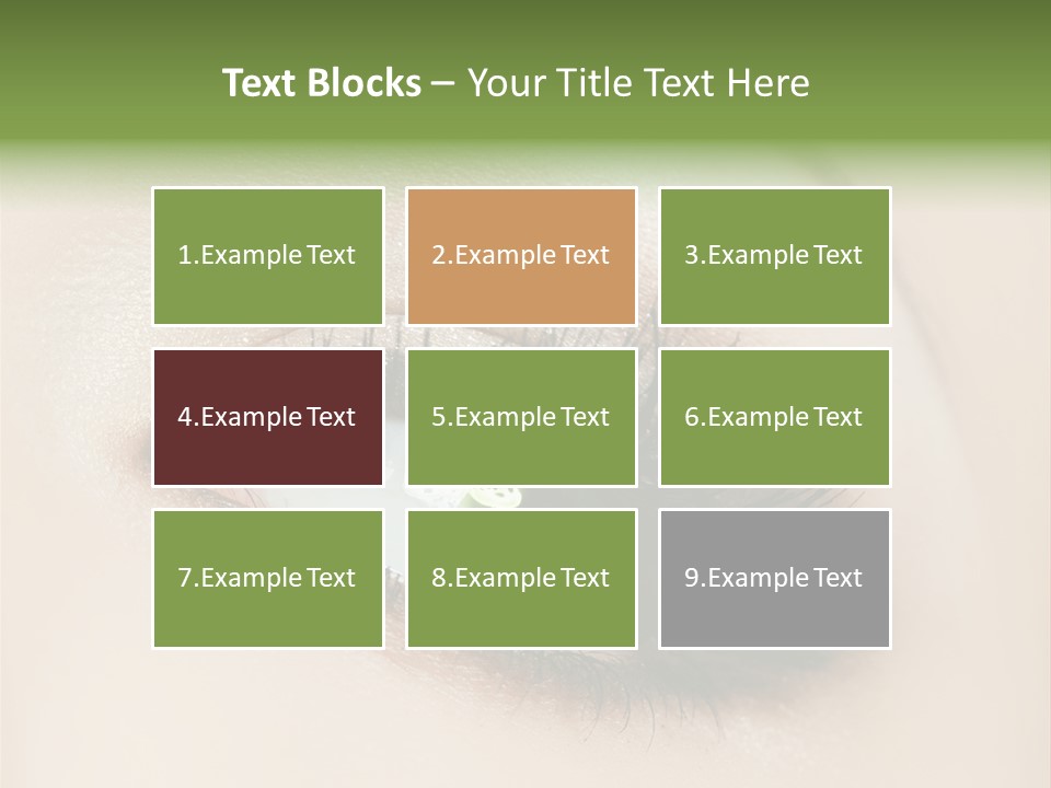 Portrait Girl Facial PowerPoint Template