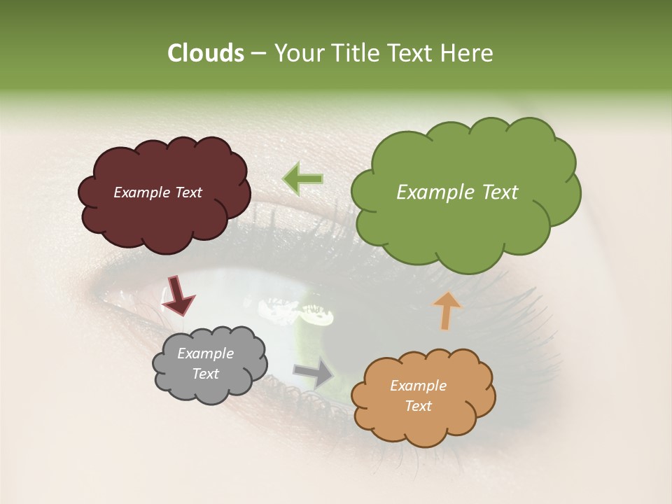 Portrait Girl Facial PowerPoint Template