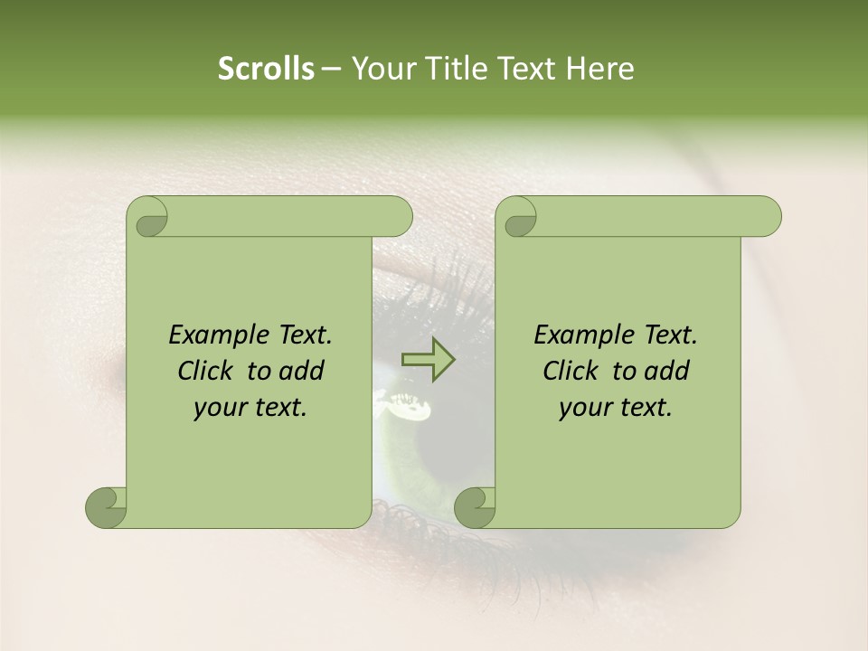 Portrait Girl Facial PowerPoint Template