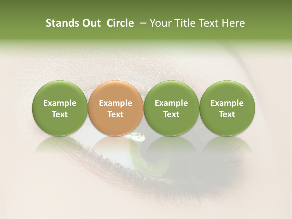 Portrait Girl Facial PowerPoint Template