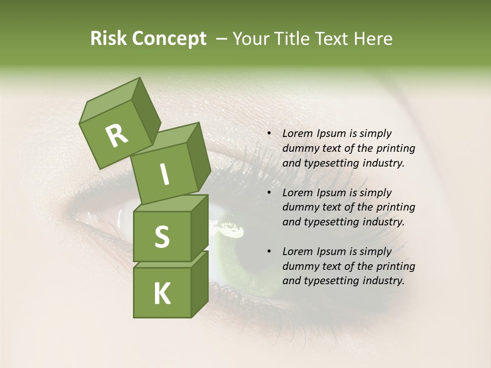 Portrait Girl Facial PowerPoint Template