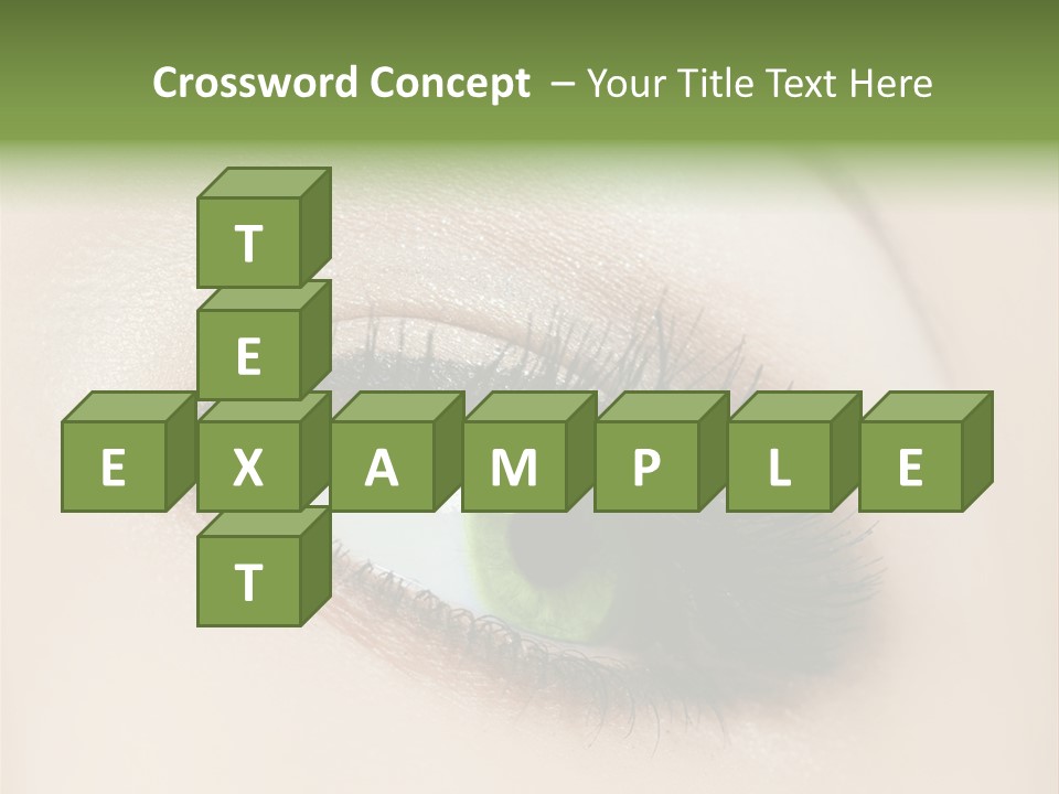 Portrait Girl Facial PowerPoint Template